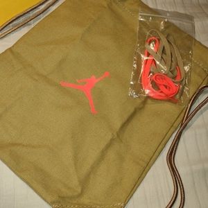 Travis Scott×Jordan Canvas Shoe Bag w/ Laces